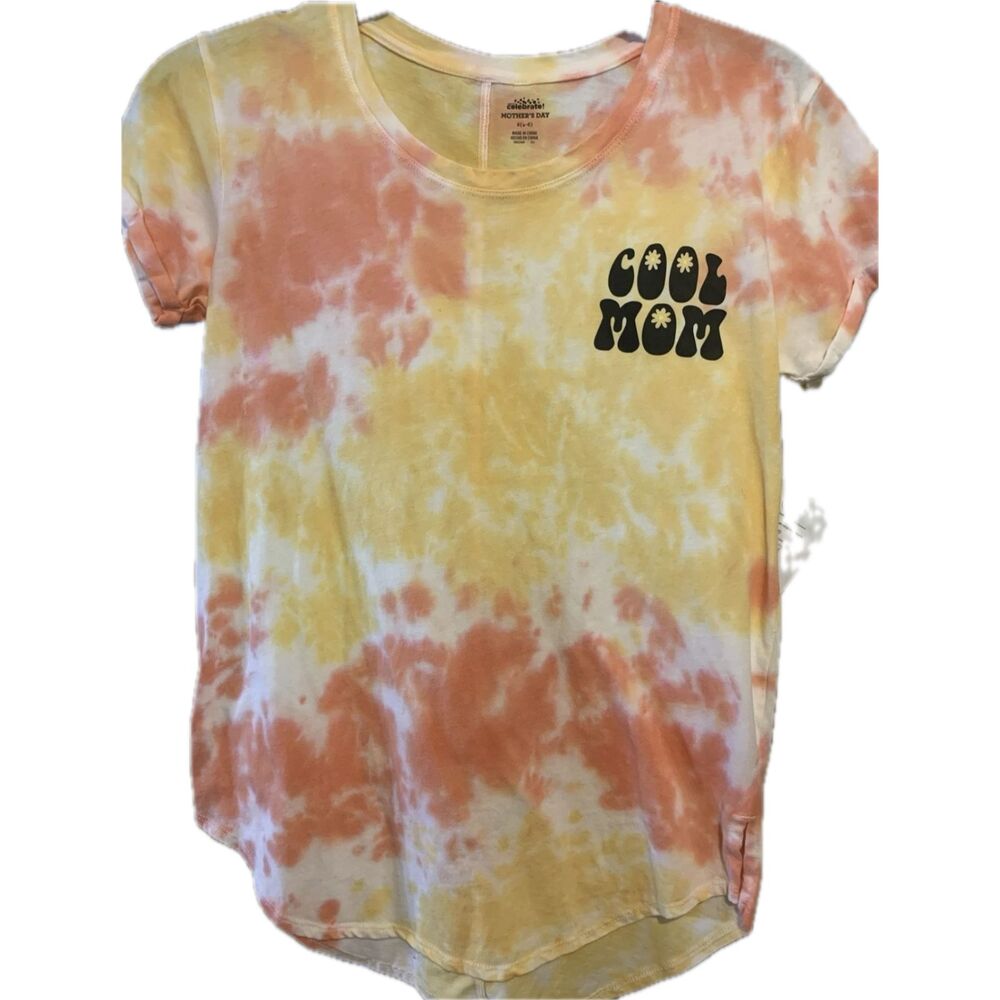 Mother's Day Women's Cool Mom Short Sleeve Graphic Tee Shirt M 8-10